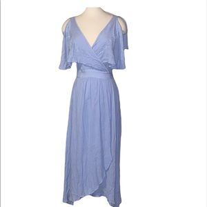Ina Dress size L color: Blue